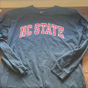 NCAA NC State Black Long Sleeve Tee